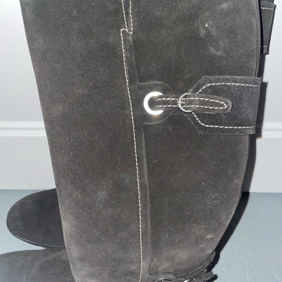 Knee high boots Geox suede boots winter spring autumn - Picture 3 of 7